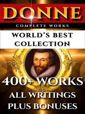 cover image of John Donne Complete Works – World's Best Collection